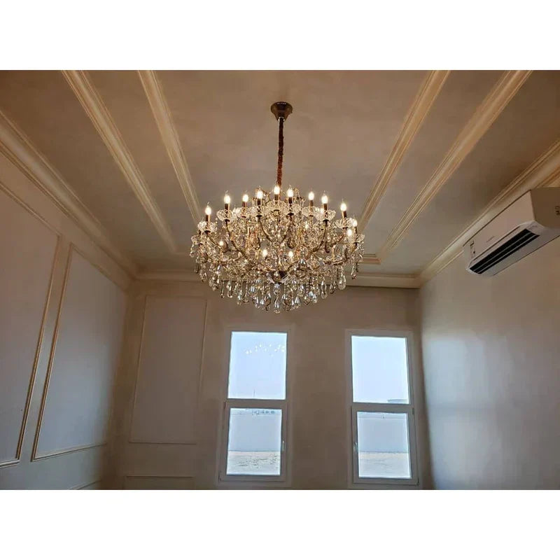 Allumage Extra Wide Classic Crystal Chandelier - Yovalighting