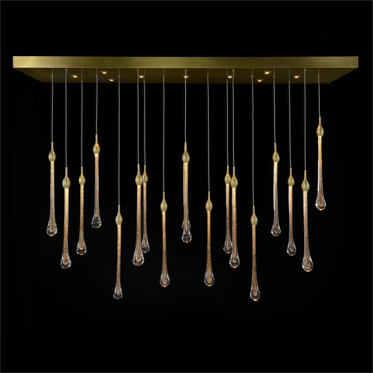 Luna: Thirty-Light Crystal Drop Chandelier - Emopurevibe