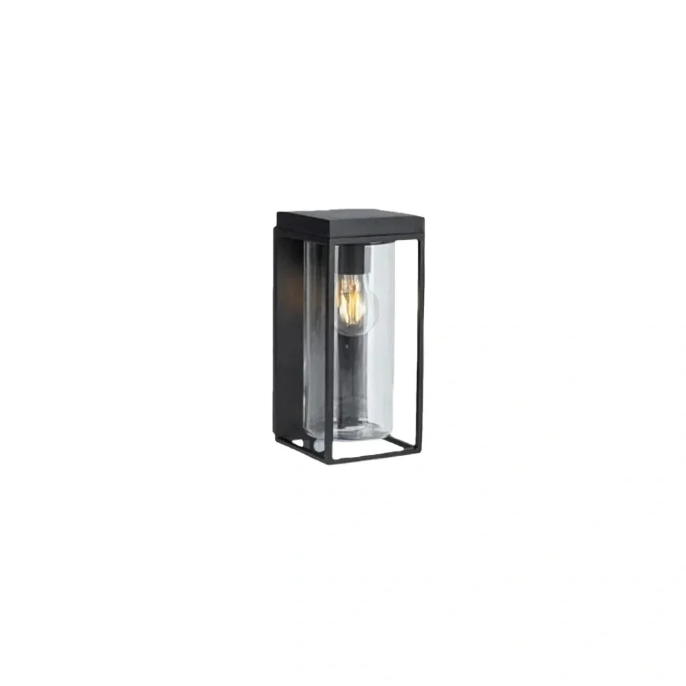 Modern Rectangular Solar Wall Lamp with Sensor