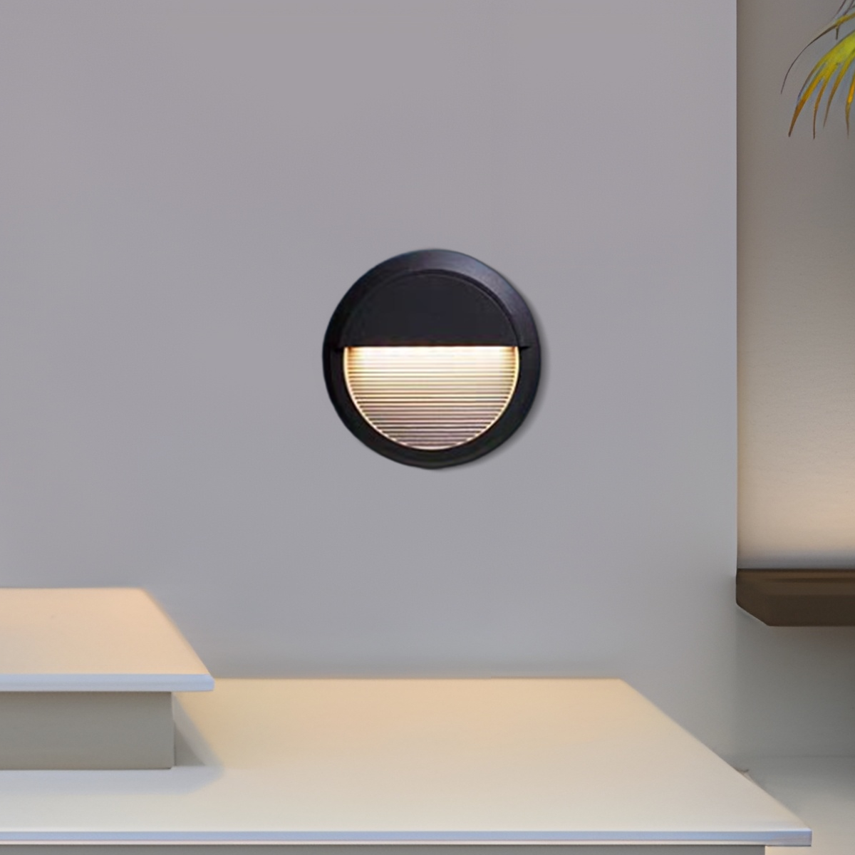 Modern Metal/Acrylic Outdoor Deck Step Lights