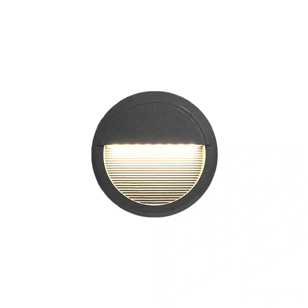 Modern Metal/Acrylic Outdoor Deck Step Lights