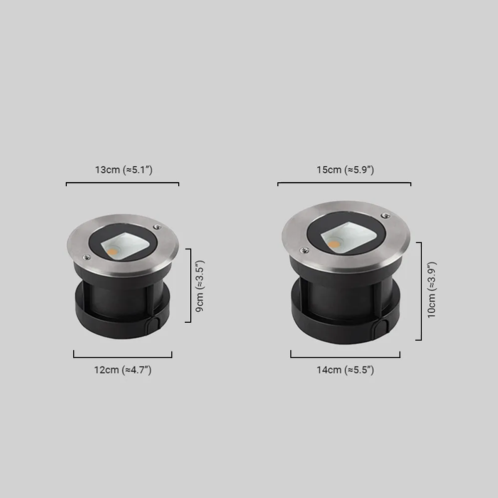 Minimalist Outdoor Deck Lights dimensions
