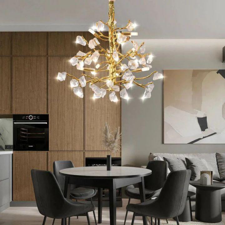 Amos Glass Branch Chandelier - Emopurevibe