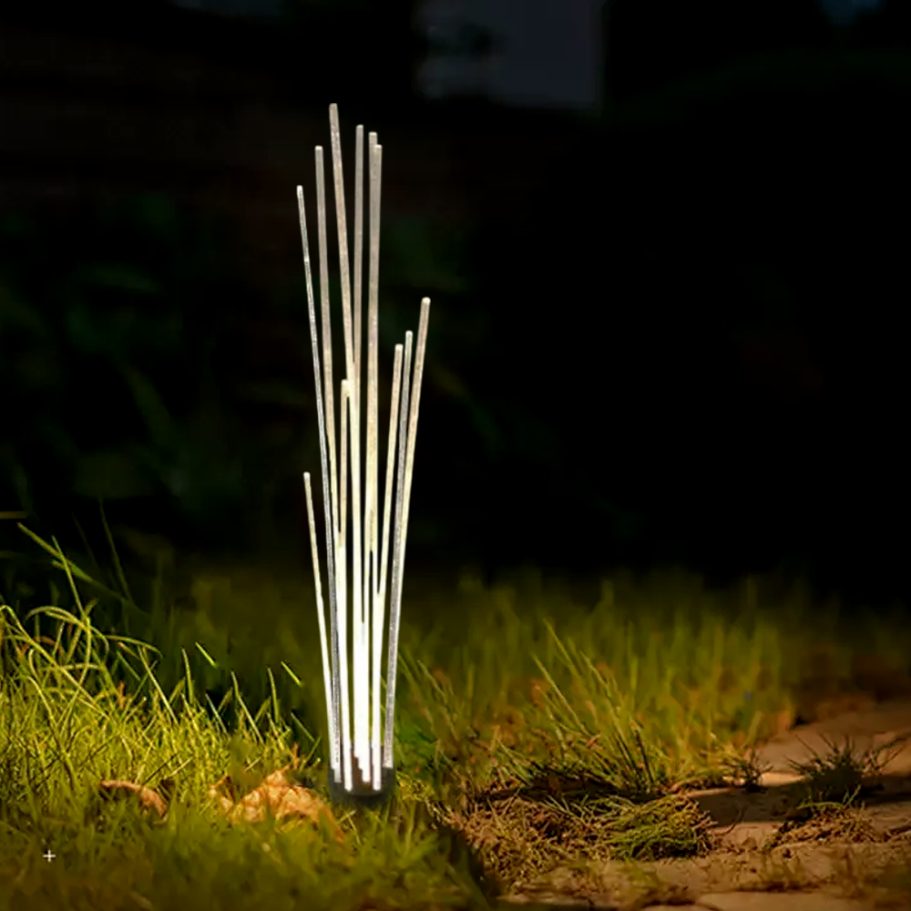 Art Deco Optical Fiber LED Path Light
