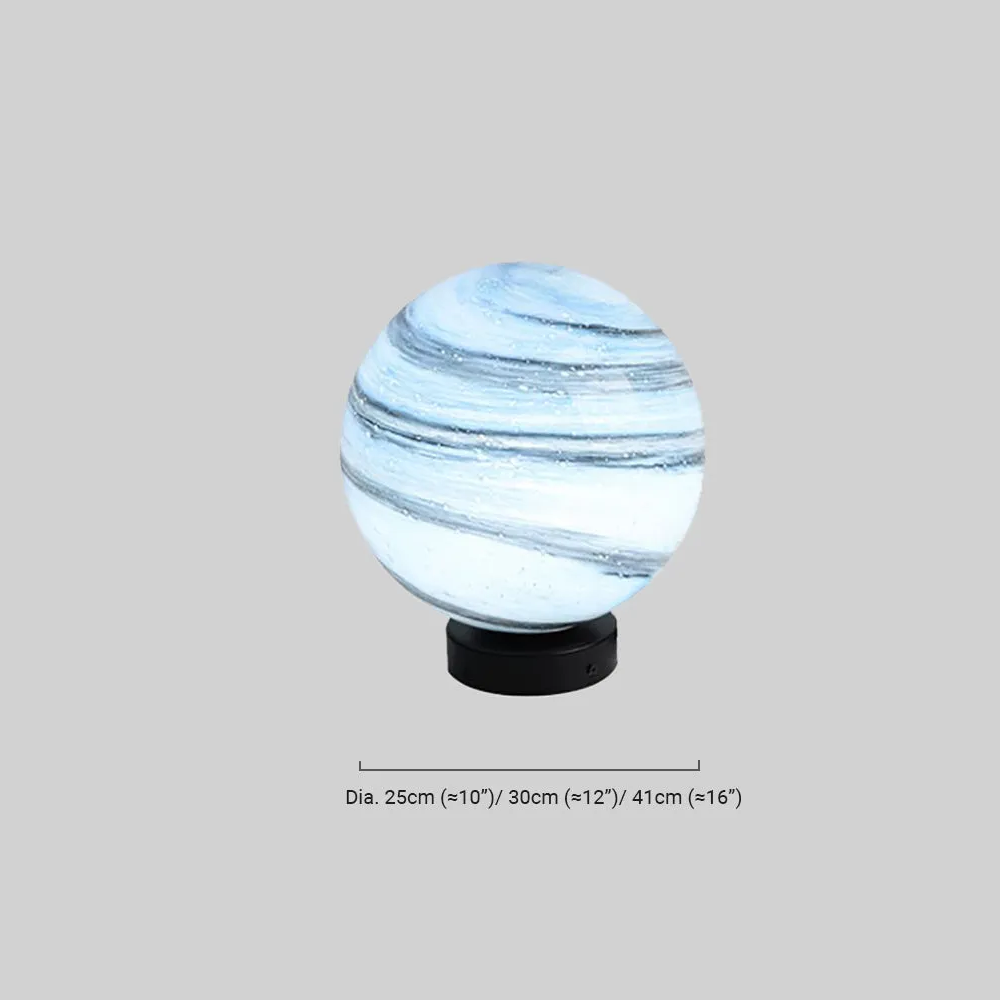 Art Deco Square Globe Outdoor Post Light Dimensions