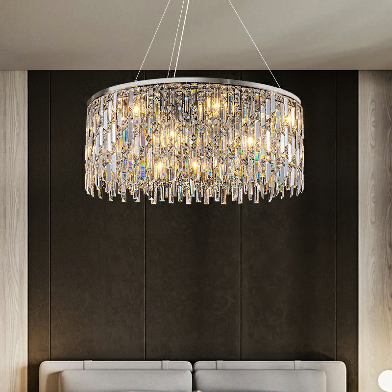 Chrome_SilverDecorativeMultiPiecesK9CrystalRectangleChandelierForLongDiningTableRoundPendantLightFixtureForLiving_BedroomD37.4
