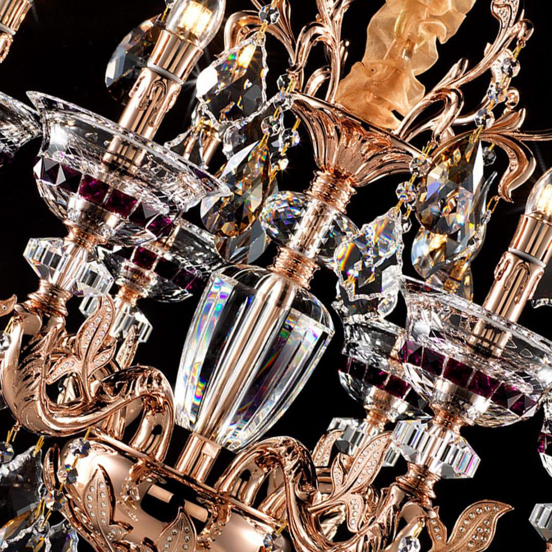 Maria Crystal Classic Chandelier 27" 6 Lights - Emopurevibe