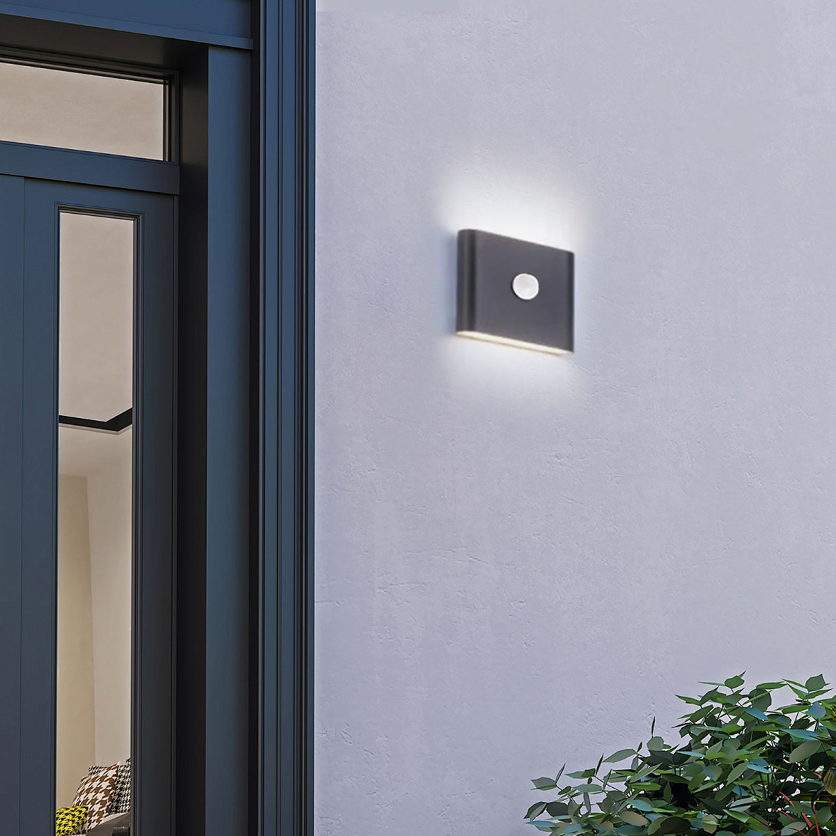 Minimalist Rectangular Outdoor Wall Lamp