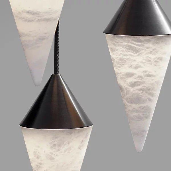 Conus Alabaster Chandelier - Emopurevibe