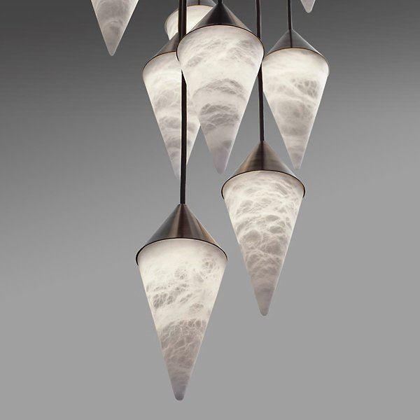 Conus Alabaster Chandelier - Emopurevibe