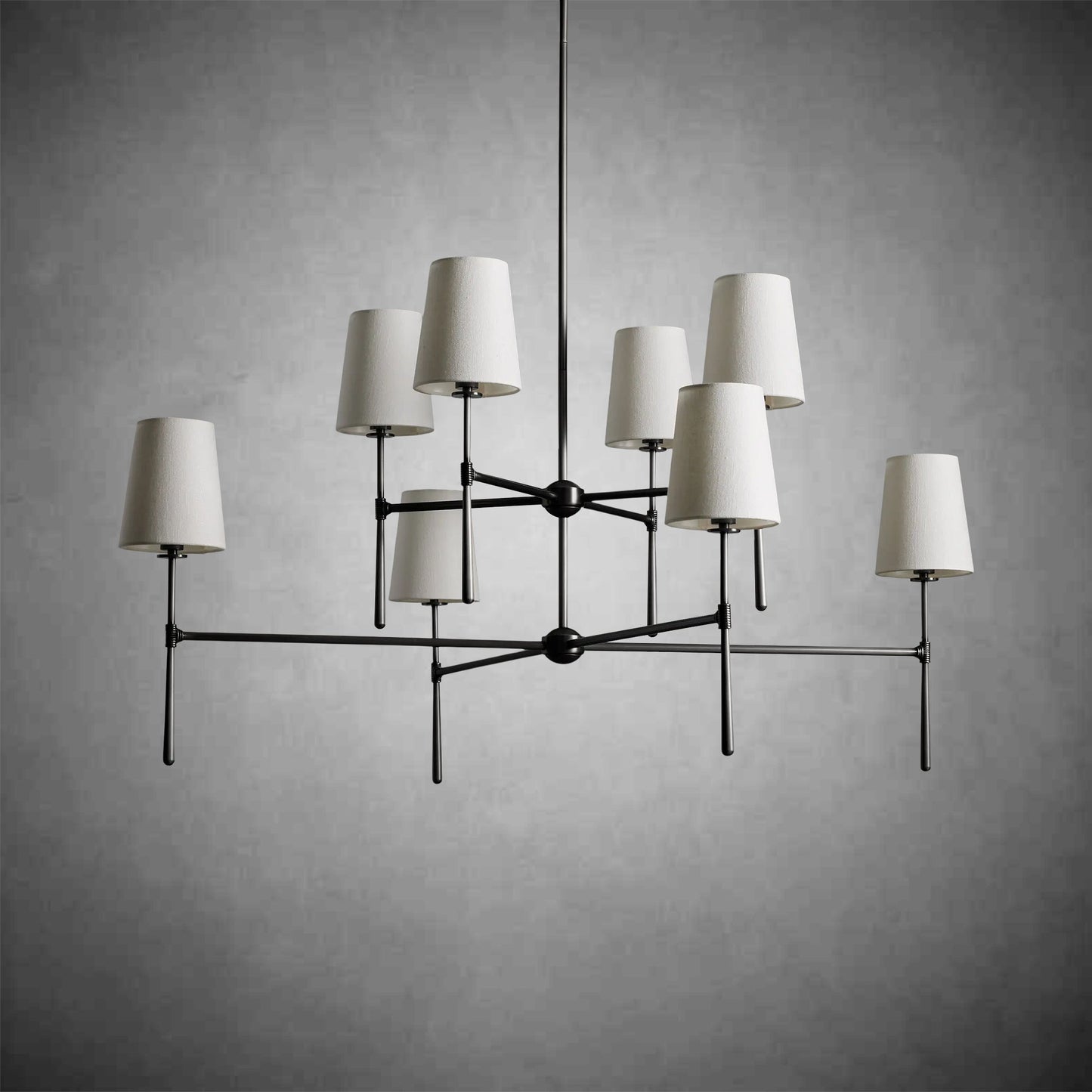 Rhodes 2-Tier Round Chandelier-Chandelier-Emopurevibe-BRONZE-48''-Emopurevibe