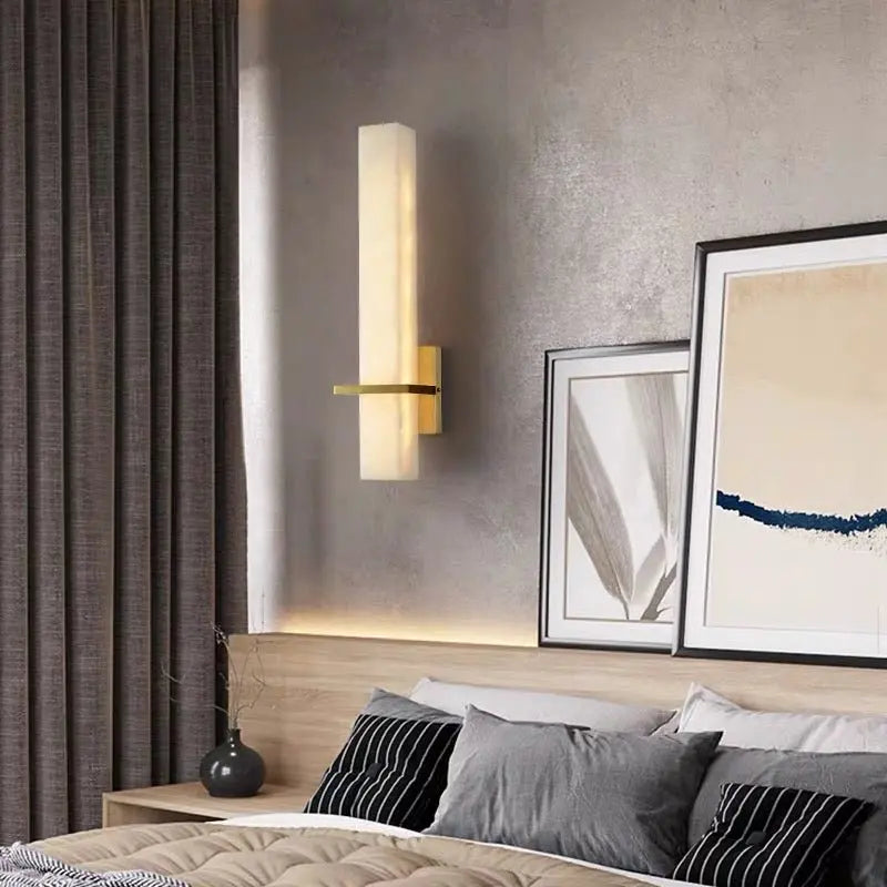 Alabaster Bedroom Wall Sconces Light Fixture Wall Sconce [product_tags] Fabtiko