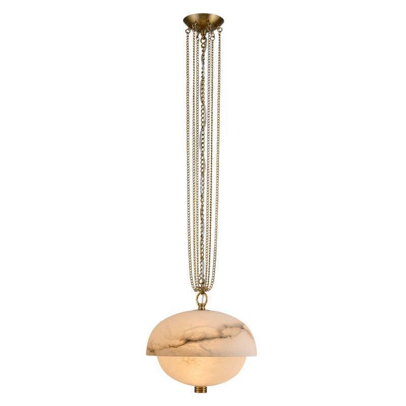 Volterra Alabaster LED Pendant 17” - Blushlighting